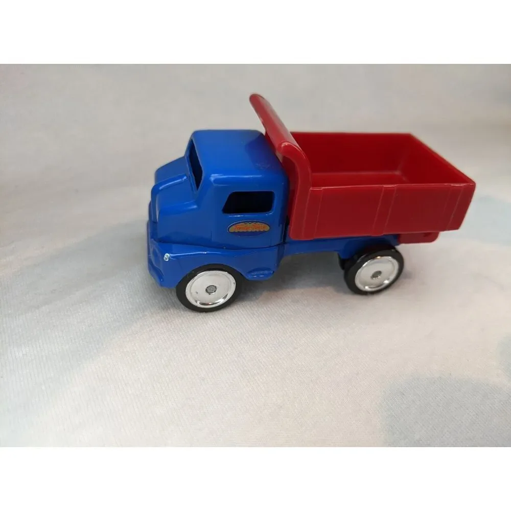 Vintage 1998 Hasbro Tonka Dump Truck‎ Mini Blue And Red